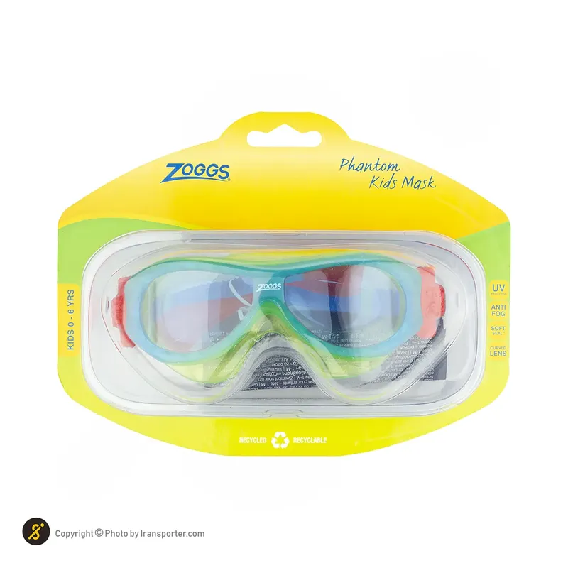 عینک شنا بچه گانه زاگز phantom kids mask HMK