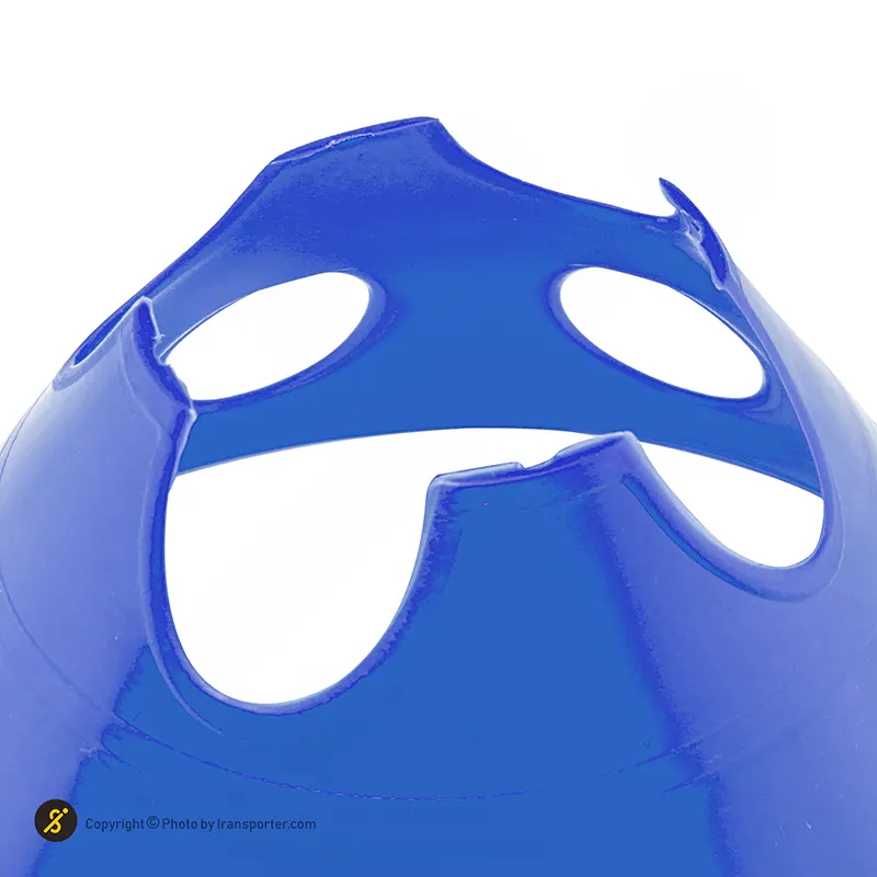 مانع تمرین فوتبال بشقابی سوراخ دار کنز ژله ای 9 سانتیمتری بسته 10 عددی