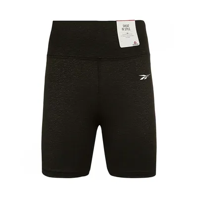 شلوارک ورزشی زنانه کمر دار طرح ریبوک  RBK02