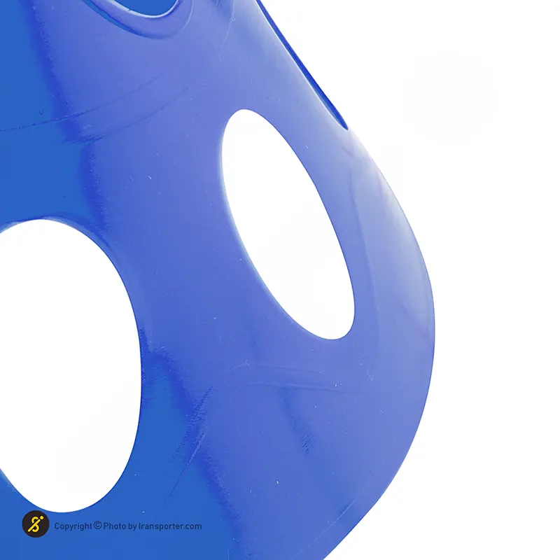 مانع تمرین فوتبال بشقابی سوراخ دار کنز ژله ای 9 سانتیمتری بسته 10 عددی