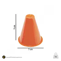مانع تمرین اسکیتی مخروطی 8 سانتیمتری  بسته 5 عددی