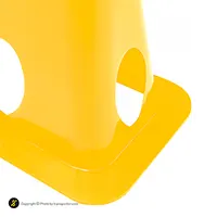 مانع تمرین فوتبال دیواره ای شیار دار 15 سانتیمتری بسته 5 عددی