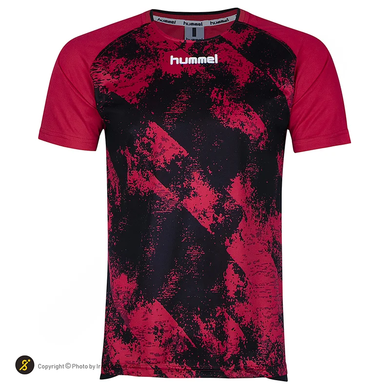 ست تیشرت شلوارک مردانه سوزنی طرح هیومل