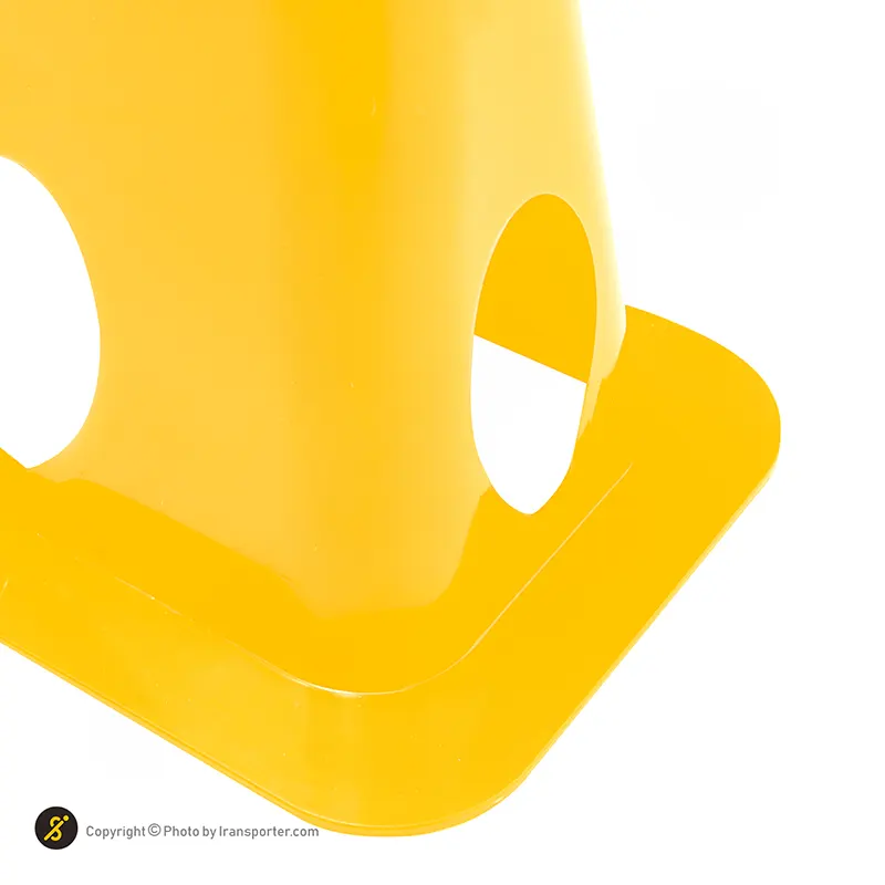 مانع تمرین فوتبال دیواره ای شیار دار 15 سانتیمتری بسته 5 عددی