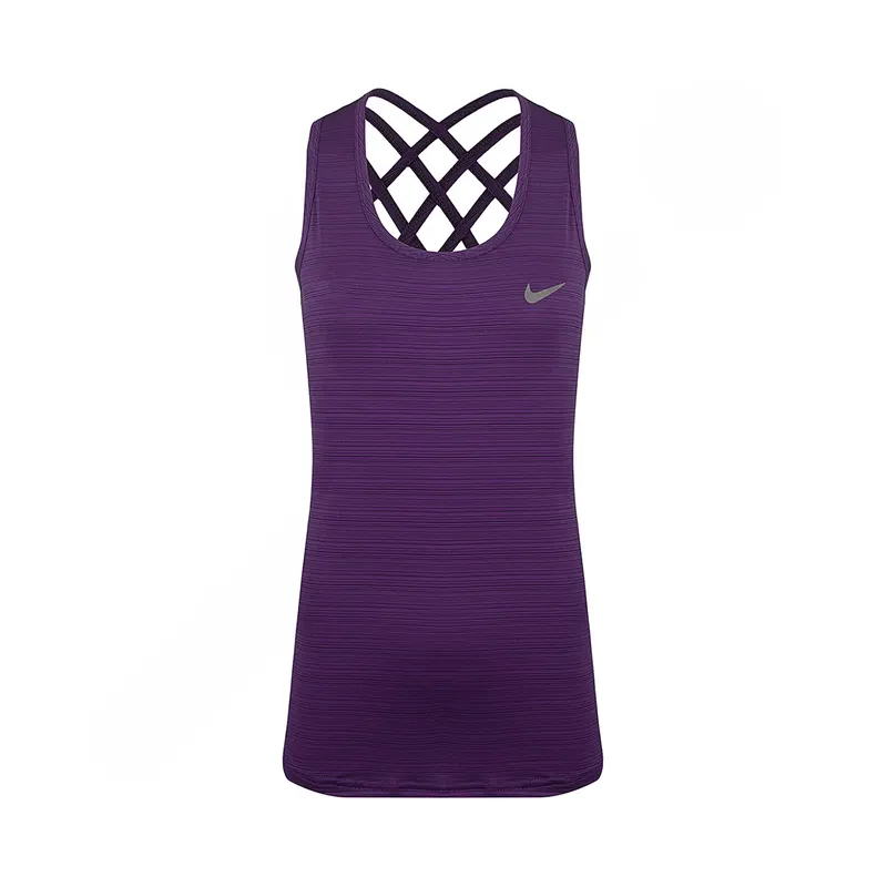 تاپ ورزشی زنانه طرح نایک پشت بندی یونیک اسپرت