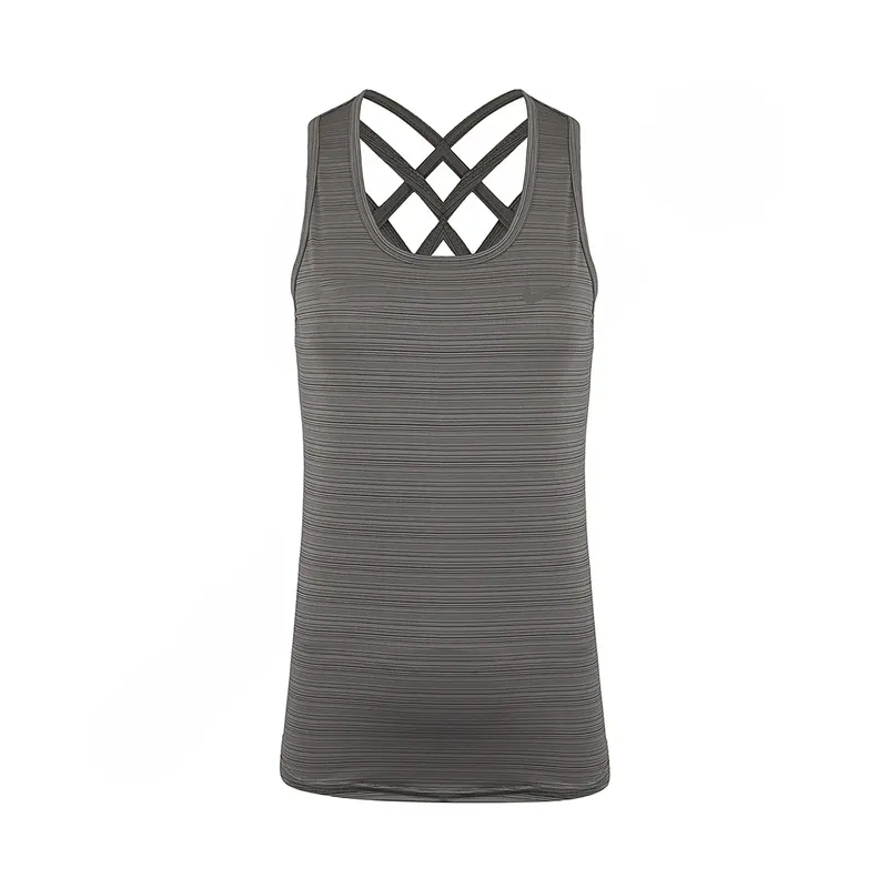 تاپ ورزشی زنانه طرح نایک پشت بندی یونیک اسپرت