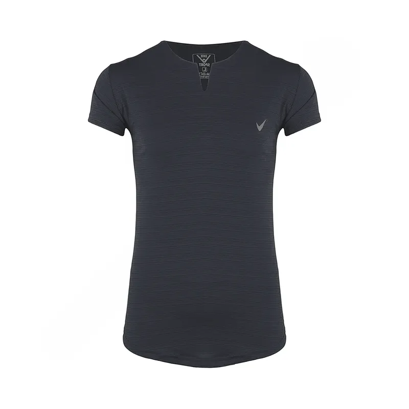 تیشرت ورزشی زنانه طرح نایک یقه دلبری یونیک اسپرت
