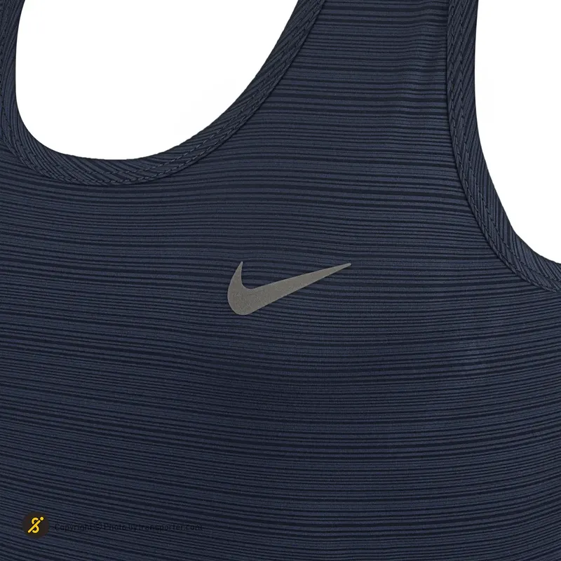 تاپ ورزشی زنانه طرح نایک پشت بندی یونیک اسپرت