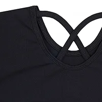 نیم تنه ورزشی زنانه سوزنی طرح نایک پشت بندی UNIQ