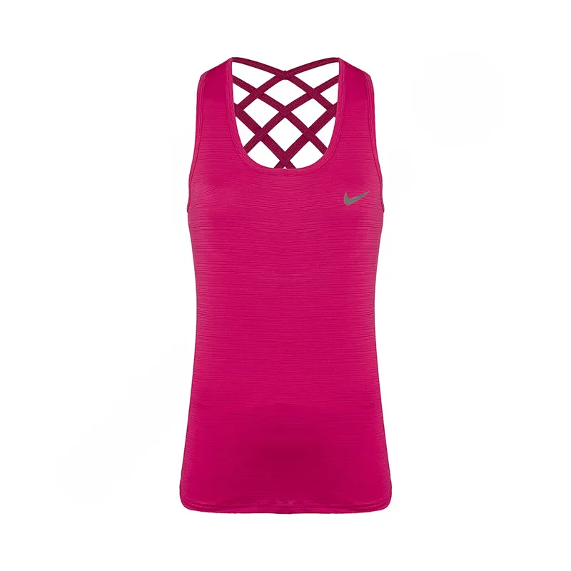 تاپ ورزشی زنانه طرح نایک پشت بندی یونیک اسپرت