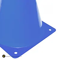 مانع تمرین فوتبال مخروطی 17 سانتیمتری ژله ای  بسته 10عددی