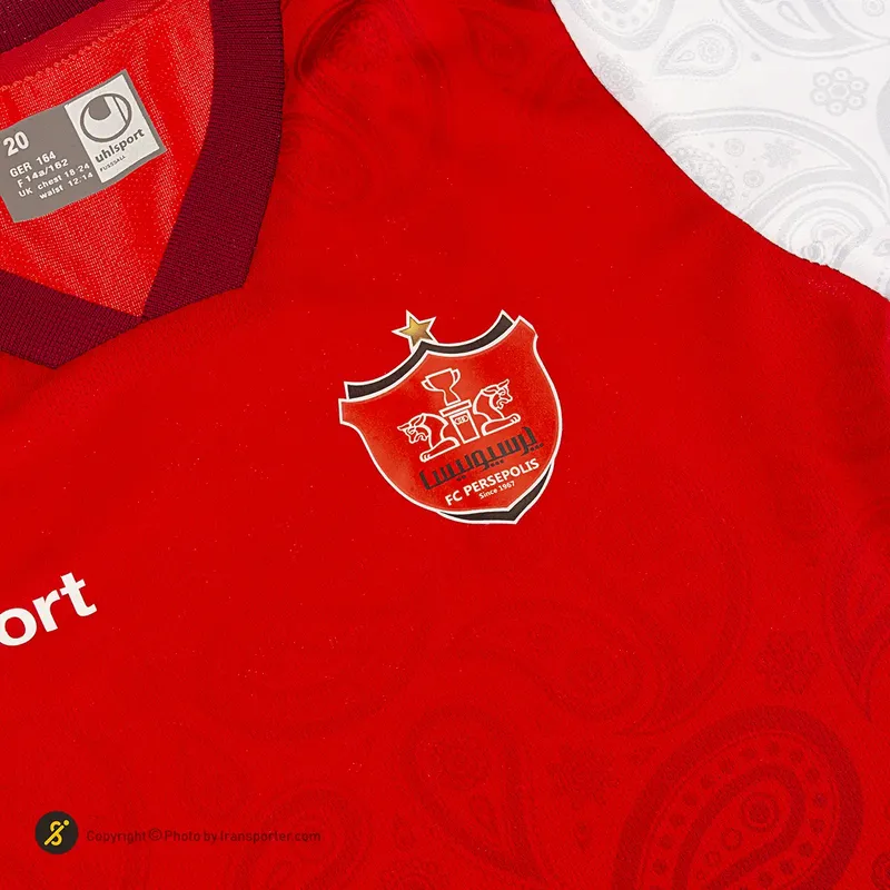 ست پیراهن شورت فوتبال بچه گانه اول پرسپولیس آلشپرت MUH2668-003 هواداری