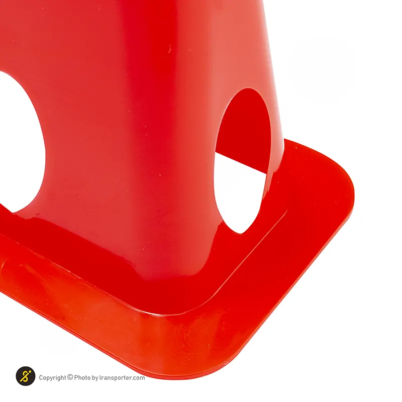 مانع تمرین فوتبال دیواره ای شیار دار 15 سانتیمتری بسته 5 عددی