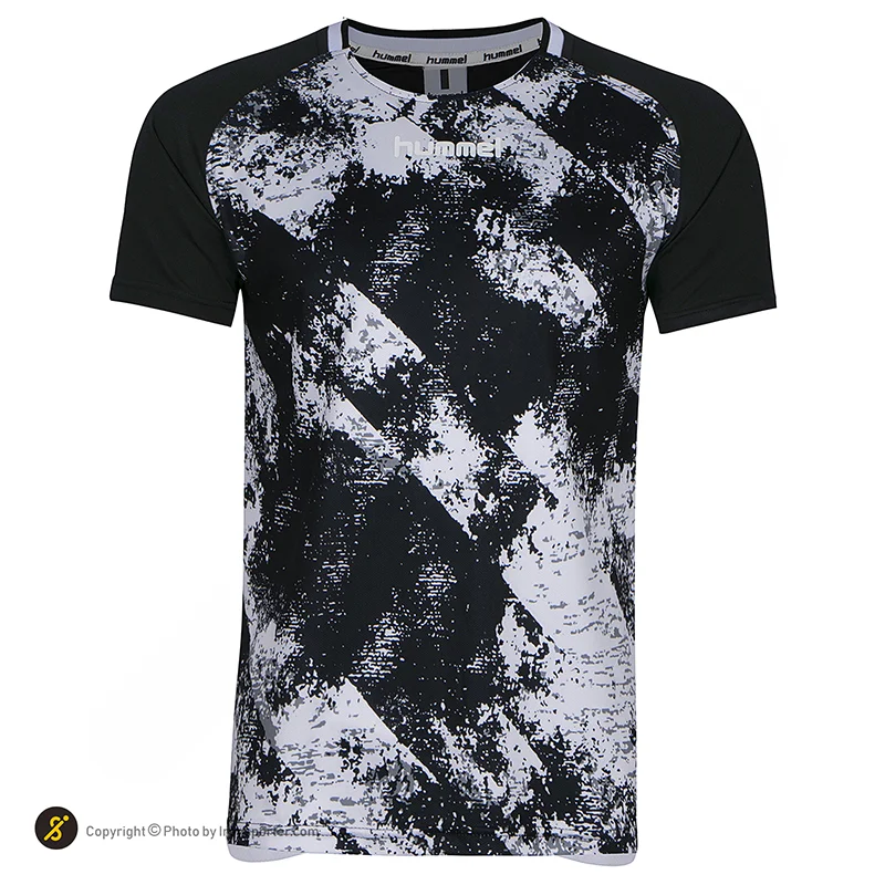 ست تیشرت شلوارک مردانه سوزنی طرح هیومل