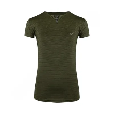 تیشرت ورزشی زنانه طرح نایک یقه دلبری یونیک اسپرت