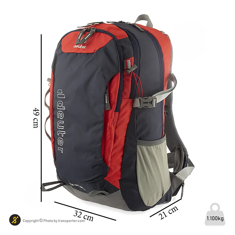 کوله کوهنوردی 32 لیتری طرح دیوتر کاوردار فنردار