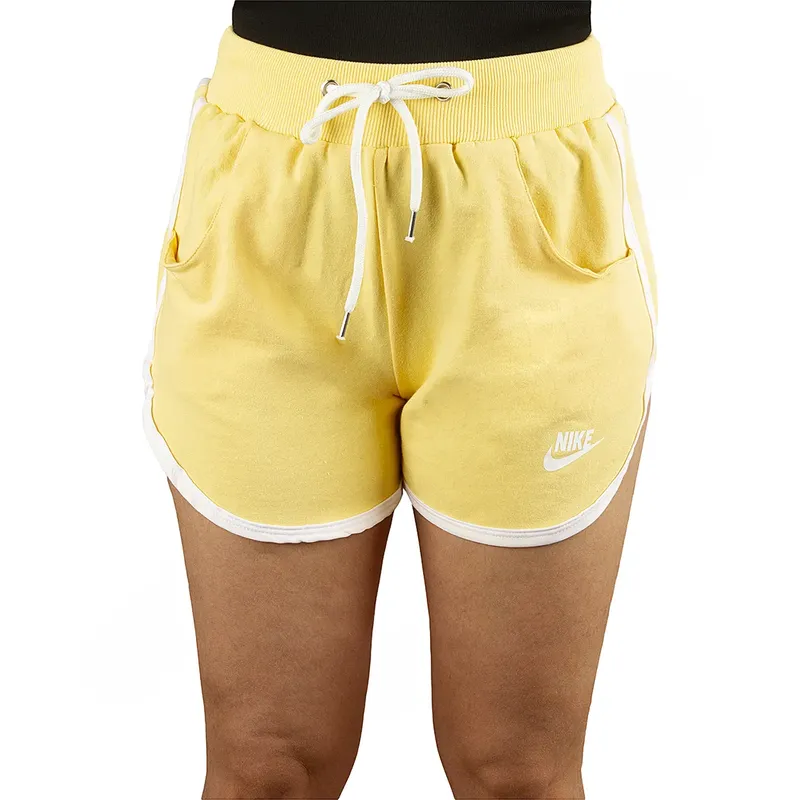 شلوارک ورزشی زنانه بدنسازی طرح نایک کتان KHS