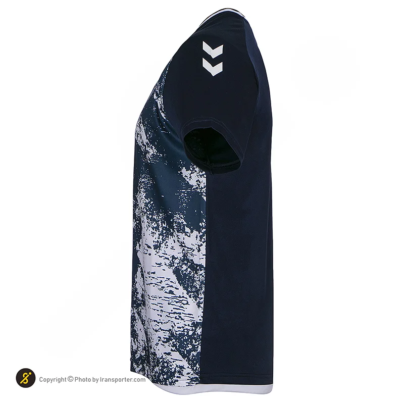 ست تیشرت شلوارک مردانه سوزنی طرح هیومل