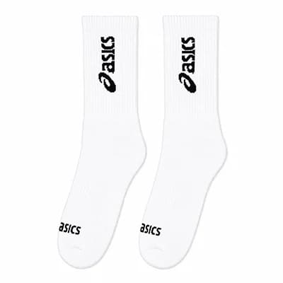 جوراب فوتبال ساق بلند مردانه تمام کش طرح asics رایان اسپرت | سفید