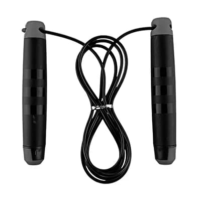 طناب ورزشی بدنسازی SKIP ROPE 9P | مشکی/طوسی