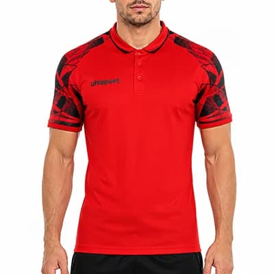 پولوشرت ورزشی مردانه آلشپرت MUH2245-003 | قرمز/مشکی
