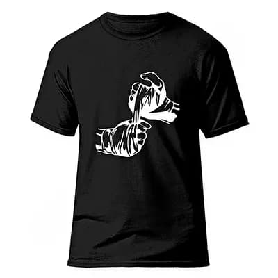 تیشرت MMA فشن لاین MMA 10  | مشکی/سفید