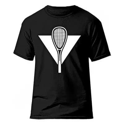 تیشرت اسکواش فشن لاین SQUASH 6 | مشکی/سفید