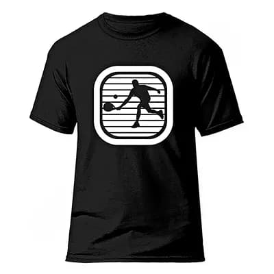 تیشرت اسکواش فشن لاین SQUASH 5 | مشکی/سفید