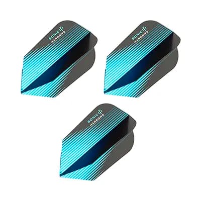 فلایت دارت اسلیم SONIC HARROWS بسته سه عددی | آبی/ مشکی