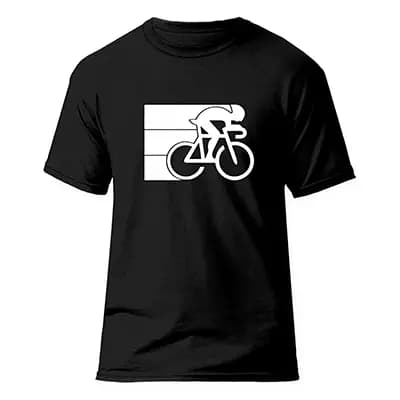 تیشرت دوچرخه سواری فشن لاین BIKE 1 | مشکی/سفید