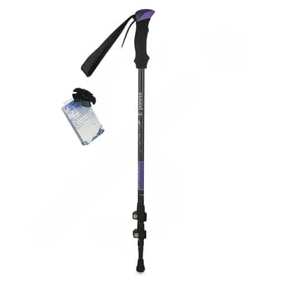 باتوم کوهنوردی اکسپوننت کلیپسی تکی ABD-3-8009 BRS | مشکی/بنفش
