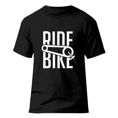 تیشرت دوچرخه سواری فشن لاین BIKE 2 | مشکی/سفید