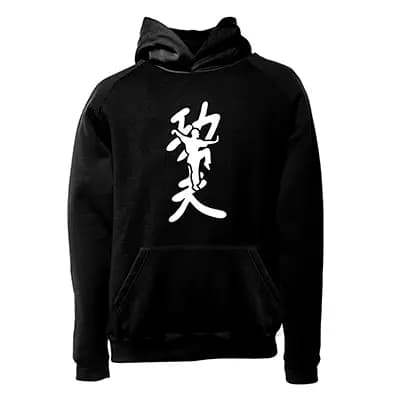 هودی کونگ فو فشن لاین Kung Fu 1 | مشکی/سفید