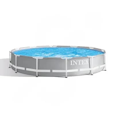 استخر غیربادی اینتکس پیش ساخته فریم دار 26710 INX | طوسی