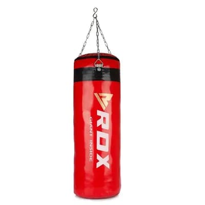 کیسه بوکس کانتینری آویز دار زنجیری RDX 90*30 | قرمز