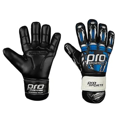 دستکش فوتبال گلری دروازه بانی پرو اسپرتز MEGA GRIP | آبی/ مشکی