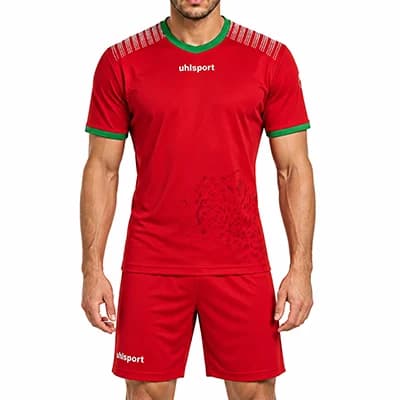 ست پیراهن شورت فوتسال آلشپرت MUH1752-003 | قرمز